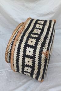 ตะกร้าเก็บของไม้ไผ่สานสีดำแบบคลาสสิก งานแฮนด์เมด สำหรับจัดระเบียบตู้เสื้อผ้าและโต๊ะเครื่องแป้ง ส่งออกจากเวียดนามโดยตรง - Product Image 2