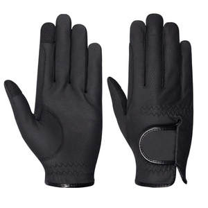 Gants d'équitation en cuir pleine main unisexe compatibles écran tactile respirants gris à enfiler pour usage extérieur 2026 en promotion - Product Image 6