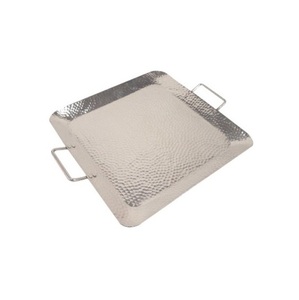 Decorative Home Metal Serving Tray With Artistic Design Perfect For Serving Guests And Enhancing Interior Style - Product Image 1