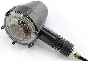 Feux de signalisation LED ronds SMD flexibles en caoutchouc imperméables ELTRON TURBO d'origine, universels pour les motos - Product Image 3
