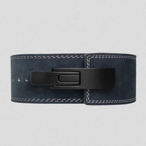 Cinturón de Levantamiento de Pesas de Alta Resistencia de 10 mm, Suministro Directo de Fábrica, con Protección Profesional de Cuero Vacuno y Hebilla de Palanca Transpirable - Product Image 3