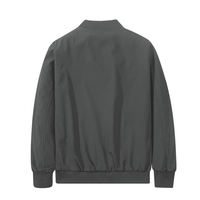 Blouson Bomber Homme Hiver Coupe-Vent Séchage Rapide avec Logo Front Man Sports, Col Montant, Léger, en Toile Fine, Zippé, Vêtement d'Extérieur Décontracté