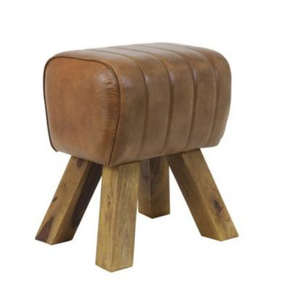 Modern Eco-Friendly Handmade Convertible Wood Upholstered <b>Stool</b> <b>Wooden</b> Legs Victorian Design Home Furniture Living Room Ottoman - Product Image 2