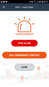 Application d'alerte d'urgence SOS pour Android et iOS, système de sécurité mobile avec alerte de panique et fonctions de suivi de sécurité à domicile - Product Image 5