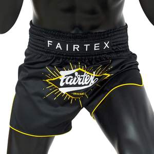 Pantalones Cortos de Muay Thai para Hombre, Estampado Satinado, Cintura Elástica, para Entrenamiento de Gimnasio, Kickboxing, Ligeros, Coloridos - Product Image 3