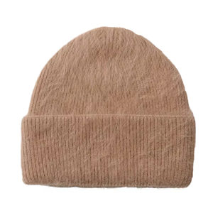 <b>Plain</b> Knit Beanie <b>Cap</b> Soft Fabric Stretch Fit Casual Headwear Comfortable Cold Weather Everyday Use Accessory - Product Image 3