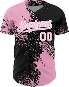 Custom Sublimated 100% Polyester Printed Striped Baseball Jersey Customized Baseball Shirt Custom Baseball Uniforms - Product Image 6