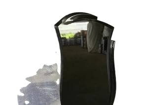 Monuments commémoratifs en granit noir absolu indien de style européen moderne de qualité supérieure, conception de modèle 3D, export direct, prix compétitif - Product Image 2