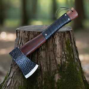 Hache de bûcheron forestière de style Viking en acier au carbone avec manche en bois brun, pour jardin et extérieur, vente en gros de qualité supérieure - Product Image 2