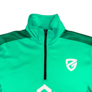 Veste coupe-vent à capuche pour homme, style streetwear personnalisé, en nylon à carreaux, avec fermeture éclair quart de tour et épaules tombantes - Product Image 3