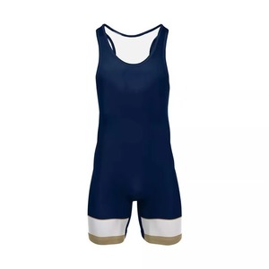 OEM Service High Quality MMA Wrestling <b>Singlet</b> Unisex Custom Designs Colors 100% Polyester Digital Printing Lightweight - Product Image 2