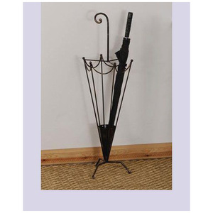 Premium OEM Gold Metal Umbrella Holder with Minimal Vertical Pattern for Stylish Home and Hotel Use - Product Image 2