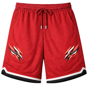 Summer <b>Mesh</b> Gym Shorts Men Trendy Casual Workout Training Running Fitness Lightweight Quick Dry Elastic Waist <b>Pants</b> - Product Image 6