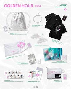 ATEEZ POP-UP STORE [GOLDEN HOUR Part.5] BW-155 MERCH KPOP Musique Coréenne Tous Âges CD Plastique & Papier Séoul - Product Image 1