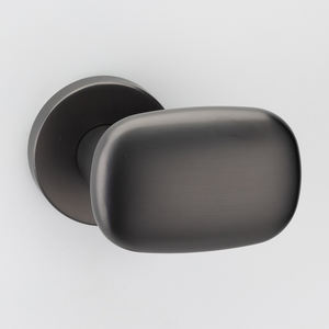 Pomo de Puerta Ovalado de Alta Resistencia, Aleación de Zinc, Diseño Compacto, Redondo, Herraje Interior para Dormitorio, Baño, Oficina, Hotel, Pasillo - Product Image 2