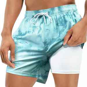 Shorts de Playa Personalizados, Ecológicos, de Tela Worsted, Ligeros, de Secado Rápido, con Cintura Elástica y Cordón Ajustable - Product Image 6