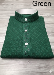 Vêtements traditionnels indiens Ensemble prêt à l'emploi pour couple Kurti Kurta pour usage fonctionnel Vêtements de fabrication et de vente en gros en Inde - Product Image 2