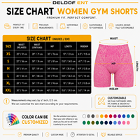 Shorts de sport personnalisés pour femmes, taille mi-haute, séchage rapide, tissu extensible, pour fitness, course et entraînement, colorés et personnalisables
