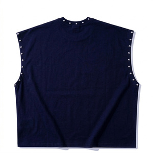 Camiseta sin mangas de alta calidad para hombre, cuello redondo, estampado gráfico, transferencia térmica, algodón, para todas las estaciones, para entrenamiento, a bajo precio. - Product Image 2