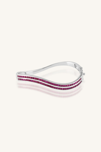 Brazalete de Zafiro Azul en Plata de Ley 92.5 KLSB-20468 - Product Image 6