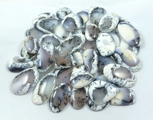 Free Size Natural Dendrite Opal Cabochon Best Quality Oval Cut Gemstone for Jewelry Making - Product Image 4