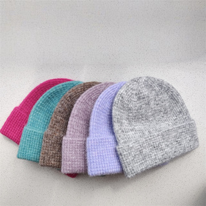 Latest High Quality Customizable Single Layer Knitted Acrylic Beanie Design Your Own Winter Hat - Product Image 1