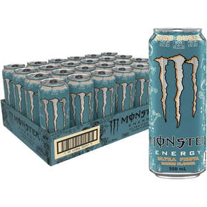 Boisson Énergisante Monster Fiesta Ultra Mango 500ml, Saveur Mangue Tropicale, Importée, Booster d'Énergie Premium, Boisson Rafraîchissante Pro - Product Image 1