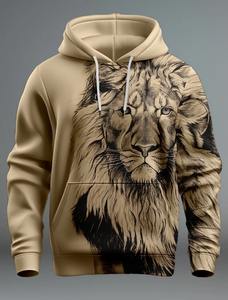 Sweat-shirt à capuche zippé unisexe en coton brodé, motif vintage imprimé, pour homme et femme - Product Image 5