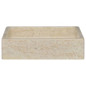 Lavabos en marbre crème 15.7 "x 15.7" x 3.9" - Product Image 3