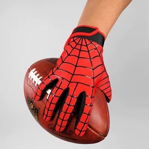 Gants de football américain respirants grande taille personnalisables avec impression toile d'araignée pour hommes - Product Image 3