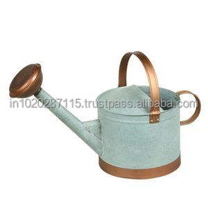 Arrosoir en acier galvanisé avec poignée antidérapante et construction antirouille pour arroser facilement les plantes d'intérieur et les herbes - Product Image 3