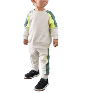 Brand New Custom Logo Printed <b>Maternity</b> Men's Adult Color Block <b>Hoodie</b> & Jogger Pants Tracksuit Set - Product Image 2