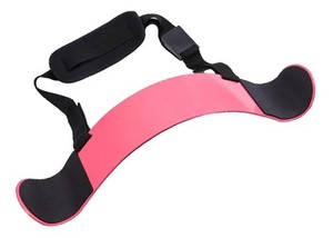 Brazalete Ajustable de Metal con Acolchado de Neopreno para Entrenamiento en Gimnasio, Ajuste Universal con Opciones de Color: Rosa, Rojo, Azul, Negro - Product Image 3