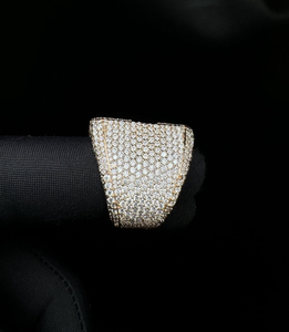 จี้เพชรโมอิสซาไนต์รูปตัวอักษร G สุดหรู ประดับเพชรเต็มตัว สร้อยคอเงินแท้ 925 สไตล์ฮิปฮอป สร้อยคอชื่อสั่งทำได้ ของขวัญสุดวิเศษ - Product Image 6