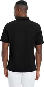 Polos de Golf Personalizados de Lujo ODM con Logotipo, de Alta Calidad, en Poliéster y Elastano, Ajustados, con Estampado Completo, Transpirables, Lisos, para Hombre - Product Image 5