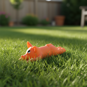 Mini jouet couineur pour animaux de compagnie en latex cochon, 13 cm, avec son - Product Image 3