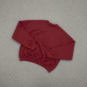 Sudadera OEM de Invierno con Forro Polar, Hombros Caídos, Bloques de Color, Unisex, con Logotipo Personalizado, Estilo Urbano, 100% Algodón, Talla Grande, Cuello Redondo - Product Image 2