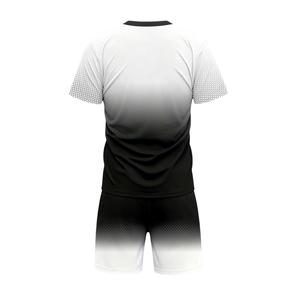 Mens Breathable <b>Knitted</b> Short Sleeve T Shirt Shorts Set Gradient Honeycomb Print Sportswear Casual Gym Training Running Summer - Product Image 2