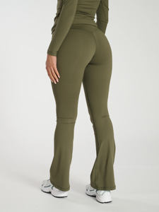 Seamless <b>Flare</b> <b>Leggings</b> for Women High Waist Push Up <b>Leggings</b> Best Selling Yoga Fitness Gym Activewear and Training Pants - Product Image 2