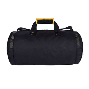 Luxury Sport Duffel <b>Bag</b> Genuine Leather Camouflage Black Yellow Zipper Closure Foldable Durable Shoe <b>Compartment</b> for Exercise - Product Image 4