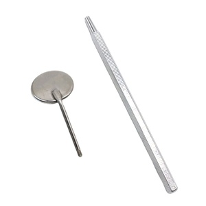 Miroir buccal dentaire manuel en acier inoxydable de haute qualité, instrument d'hygiène, réflecteur certifié CE Classe II, outil de dentiste ISO13485 - Product Image 2