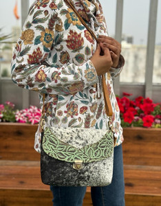 Bolsos de cuero de vaca para mujer, nuevo diseño, monedero tallado, elegante, informal, bandolera, bolsos de cuero genuino - Product Image 2