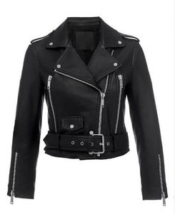 Veste de moto en cuir véritable respirante pour homme, col montant, fermeture éclair, rayures rouges unies, style moto et motard, toutes saisons - Product Image 3