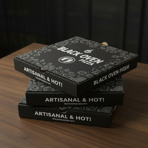 Custom Printing Personalized <b>Pizza</b> <b>Box</b> for Takeaway <b>Pizza</b> Packaging with Corrugated Paper and Logo Printing - Product Image 4