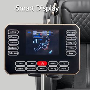 Luxury Home <b>Office</b> Zero Gravity Massage <b>Chair</b> SL-Track Shiatsu <b>Heated</b> Back Calves Foot Rollers Built-in Speakers Smart LCD - Product Image 3