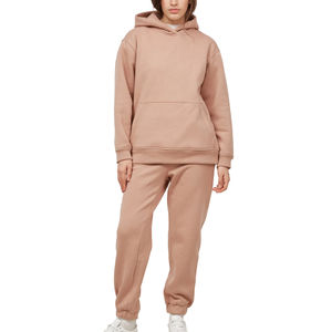 Chándal Deportivo con Capucha para Mujer de Alta Calidad, Color Sólido, 100% Algodón, Tejido Transpirable - Fabricante Chino Confiable - Product Image 3