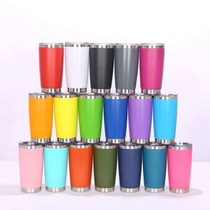 20oz <b>18</b>/8 Stainless Steel Sublimation Double Wall Vacuum Insulated Travel Mug, Custom Color Coffee Thermos Tumbler - Product Image 4