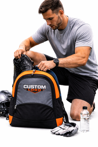 Custom OEM Sports Gym <b>Backpack</b> Logo Fitness Training Travel Bag Durable Waterproof Nylon Zipper Breathable <b>Large</b> <b>Capacity</b> - Product Image 3