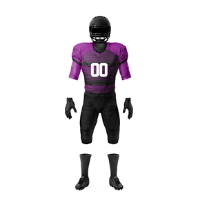 Uniforme de Fútbol Americano de Alta Calidad OEM, 100% Poliéster, Color Sólido, para Hombre - Product Image 1