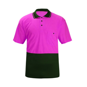 Camisa de Trabajo Reflectante de Alta Visibilidad, Uniforme de Manga Corta, Ropa de Trabajo Fluorescente de Alta Visibilidad, Camisa de Construcción para Hombre, Estilo Polo - Product Image 2